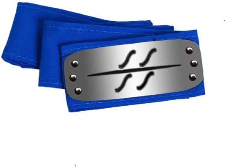 COSPLAY INSHOP Naruto Anti Mist Village Headband Akatsuki Hoshigaki Kisame Biue