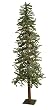 7' Pre-Lit Frosted Alpine Artificial Christmas Tree - Clear Lights
