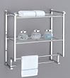 Organize It All 16988 2 Tier Wall Mounting Rack with Towel Bars