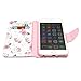 IYCK iPhone 6S Plus Case, iPhone 6 Plus Case Wallet, Premium PU Leather Flip Folio Carrying Magnetic Protective Shell Wallet Case Cover for iPhone 6 / 6S 5.5 with Kickstand Stand - Pink Peony Flower