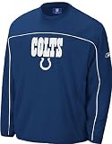 Reebok Indianapolis Colts Embroidered Defender Crew Neck Microfiber Fleece Top (XXL=52)