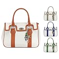 TAMARIS Handtasche, Schuh-Anh�nger, 4 Farben: weiss-taupe, weiss-gr�n, weiss-blau oder weiss-orange