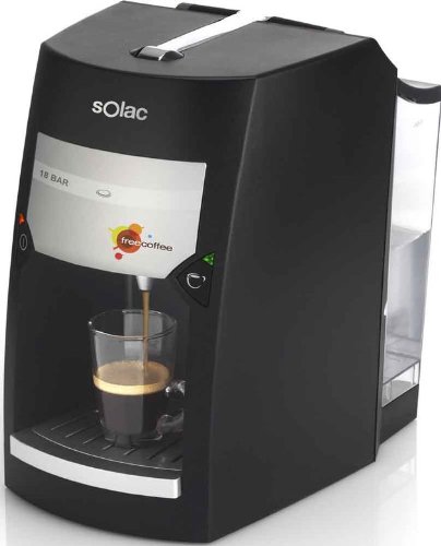 Solac CE4410 Cafetière à Expresso Dosette Noir