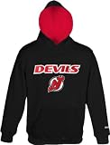 NHL Youth New Jersey Devils Sportsman Pullover Fleece Hoodie - R58C4Pkk (Black, Large)