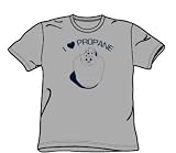 I Heart Propane - Adult Heather S/S T-Shirt For Men