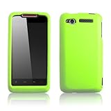 Neon Green Rubberized Hard Case Cover for the HTC Merge ADR6325