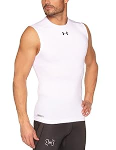 Under Armour HG Sonic Compression SL - Camiseta de compresión sin mangas para hombre weiß (100) Talla:M (MD)