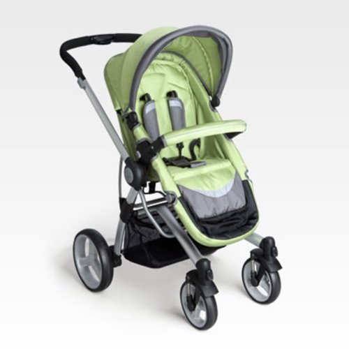 Delta Children's Products Simmons Tour Stroller, Green/Grey photo