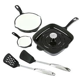 Famous Maker 6pc Cast Iron Cookware Set by SmartBargains