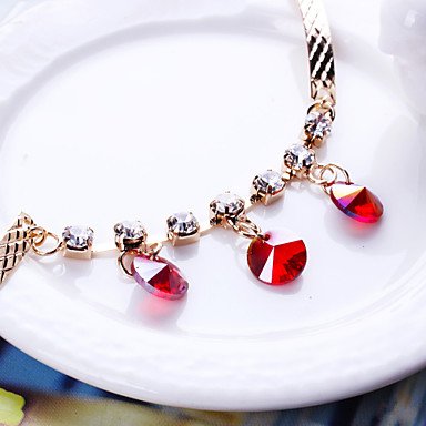 BST Women's CZ Zircon Charming Necklace