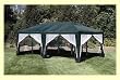 Deluxe Party Tent, Sun Shelter 20ft x 12ft Green