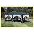 Deluxe Party Tent, Sun Shelter 20ftx12ft Green