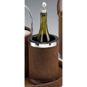 Kraftware 45178 Tanglewood Baked Clay Deluxe Wine Chiller with Bands by Kraftware