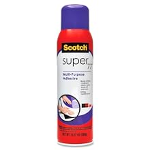 3M Super 77 Multipurpose Spray Adhesive, 24 fl oz Net Wt 16 3/4 oz (Pack of 1)