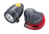 Topeak HighLite Combo II - WhiteLite II and RedLite II (Black)