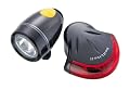 Topeak HighLite Combo II - WhiteLite II and RedLite II (Black)
