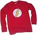 The Flash Distressed Logo Adult Long-Sleeve T-Shirt
