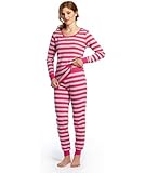 Leveret Women's "Fitted Striped" Pajama 100% Cotton (XS-XL)