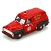 HO RTR 1955 F-100 Panel Truck, Fire/Red&Black