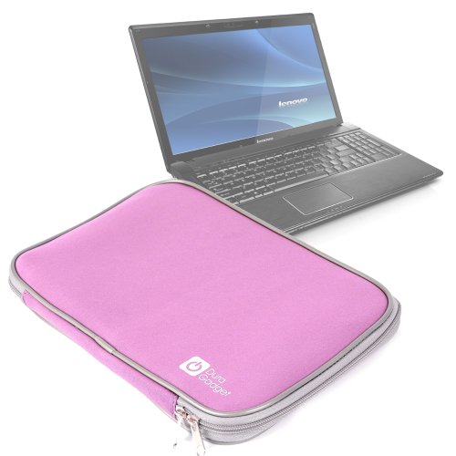 Hard-Wearing Pink Laptop Case For Lenovo ThinkPad Edge E520, Essential B570 & G570 By DURAGADGET