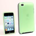 4G Touch Green Silicone Protective Armour Case Cover & Screen Protector Kit for New Apple iPod Touch 4th Generation - 8GB 32GB 64GB