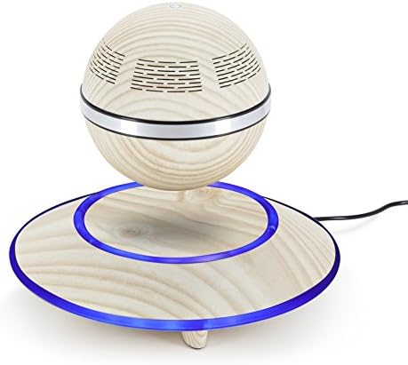 Levitating Bluetooth Speaker - Floating Wireless Speaker - Sci-Fi Speaker by Wasserstein (Wood)