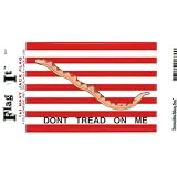 1st Navy Jack Heavy Duty Vinyl Bumper Sticker (3 x 5 Inches) 