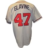 Tom Glavine Autographed Atlanta Braves Grey #47 Jersey