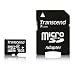 Transcend Hi-Speed Micro SDHC 16GB Class 6  Speicherkarte mit SD Adapter
