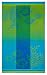 Reef Aqua Green Oversized Beach Towel 40x70 - Oversized Super Luxury Velour Jacquard Beach Towel by Cotton Craft - 500 grams 100% Pure Ringspun Cotton - Brilliant intense vibrant colors - Perfect companion for a trip to the beach, for a picnic, at your poolside or as a colorful bath towel - Highly absorbent - Easy care machine wash