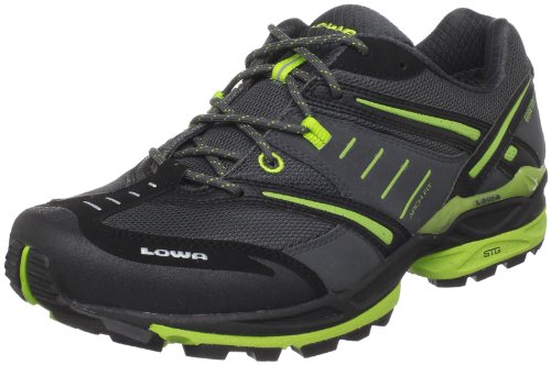 Lowa Men's S-Cruse GTX Trail Running Shoe,Anthracite/Green,9.5