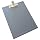 Aurora GB PROformance Styleboard, Clipboard with I-Clip Pen Holder, 8 1/2 x 11 Inch Size, Protrait Orientation, Charcoal, Mallory Embossed, Lava Gray Liner, Eco-Friendly, Recyclable, Made in USA (AUA09290)