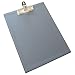 Aurora GB PROformance Styleboard, Clipboard with I-Clip Pen Holder, 8 1/2 x 11 Inch Size, Protrait Orientation, Charcoal, Mallory Embossed, Lava Gray Liner, Eco-Friendly, Recyclable, Made in USA (AUA09290)