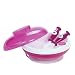 Bieco 79000101 - Warmhalteteller- Set, rosa