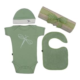Midori Bamboo 3 Piece Organic Basic Gift Set, Midori