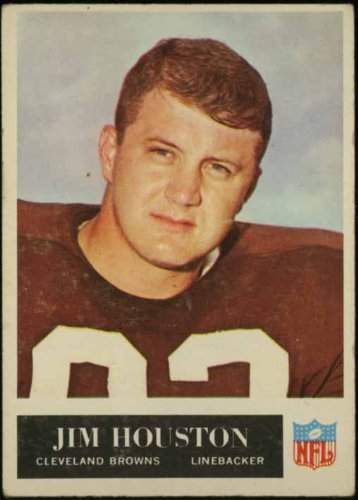 Jim Houston Cleveland Browns 1965 NFL Football Trading Card (Philadelphia Chewing Gum) (#35)