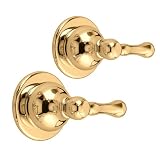 American Standard 0000.442.099 Jasmine Metal Lever, Two Handle Kit, Polished Brass