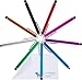 Pack of 9 Colorful Stylus Universal Touch Screen Pen for Kindle Fire Ipad 1 2 3 Ipod Iphone 4 4S 3g 3gs Motorola Xoom Samsung Galaxy Tab 8.9 10.1, Blackberry Playbook HTC Flyer Evo View Tablet - With The Friendly Swede&reg; Microfiber Cloth and Retail Packaging