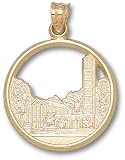 Mississippi State Bulldogs Solid 10K Gold Chapel Pendant