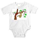 Onesie with tree, snake, rainforest, reptile, boa