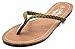 Charles Albert Women's Easy Braided Thong Flip Flop Sandal