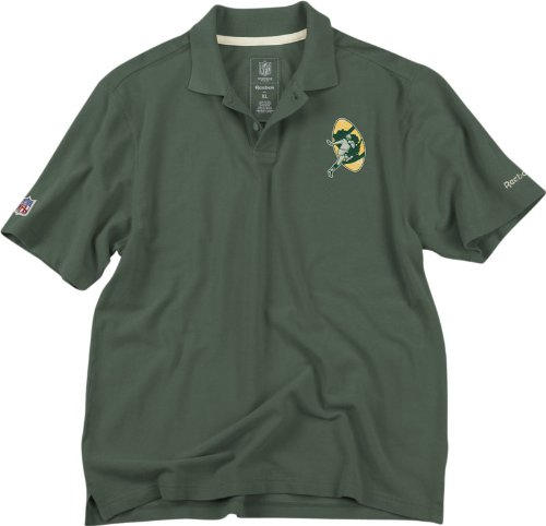 Green Bay Packers Vintage Reebok Retro Polo Shirt