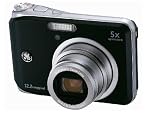 GE - A1250 - Appareil photo compact - 12,2 Mpix - Ecran 2,5 - Zoom 5x - Noir
