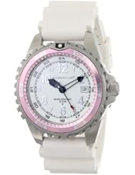 Momentum Womens 1M-DV11WR1W M1 Twist Pink Bezel White Silicone Rubber Watch