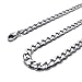 6mm KONOV Silver Stainless Steel Mens Necklace Chain 14-40
