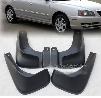 Black Auto parts 4PCS Mudguard Splash Guard Mud 