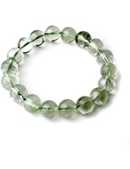 O-stone 2A Green Phantom Quartz Crystal Galaxy Bracelet B11mm Grounding Stone Protection