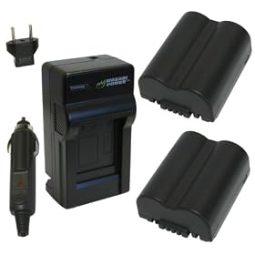 Wasabi Power Battery and Charger Kit for Panasonic CGR-S006, CGA-S006, DMW-BMA7, Lumix DMC-FZ18, DMC-FZ28, DMC-FZ30, DMC-FZ35, DMC-FZ38, DMC-FZ50, DMC-FZ7, DMC-FZ8