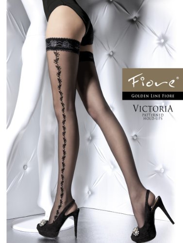 Fiore Halterlose Str�mpfe Victoria 20den