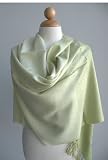 2 Tone Pashmina Shawl-70% Mongolian Cashmere & 30% Shanghai Silk w/Soft & comfortable Touch,27 x 70 Convenient Size 100% Satisfaction Guaranteed